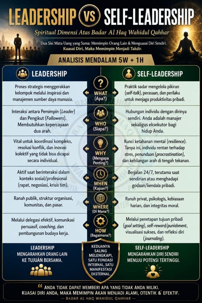 LEADERSHIP VS SELF LEADERSHIP 5w1h