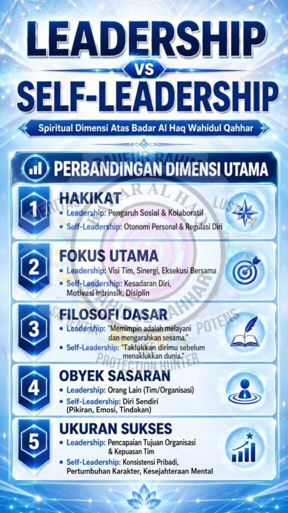 LEADERSHIP VS SELF LEADERSHIP perbandingandimensiutama